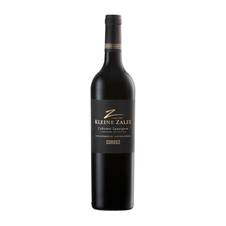 Kleine Zalze 2021 Cabernet Sauvignon from Stellenbosch, South Africa.