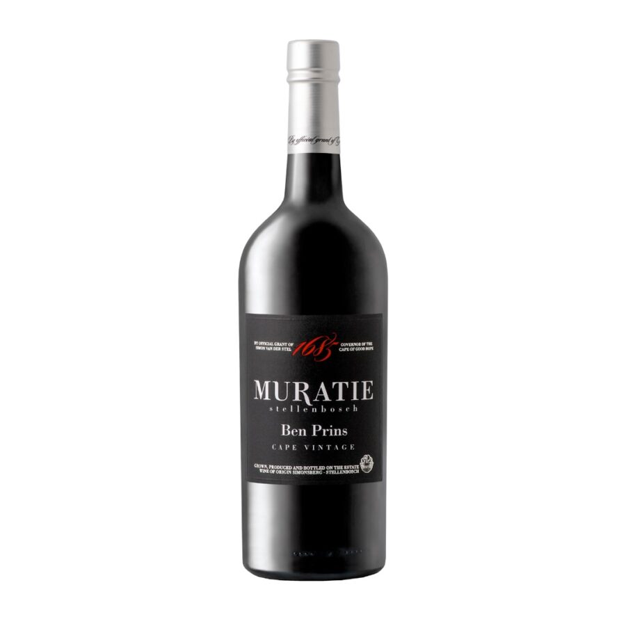 Muratie Ben Prins Cape Vintage from Stellenbosch wine region.