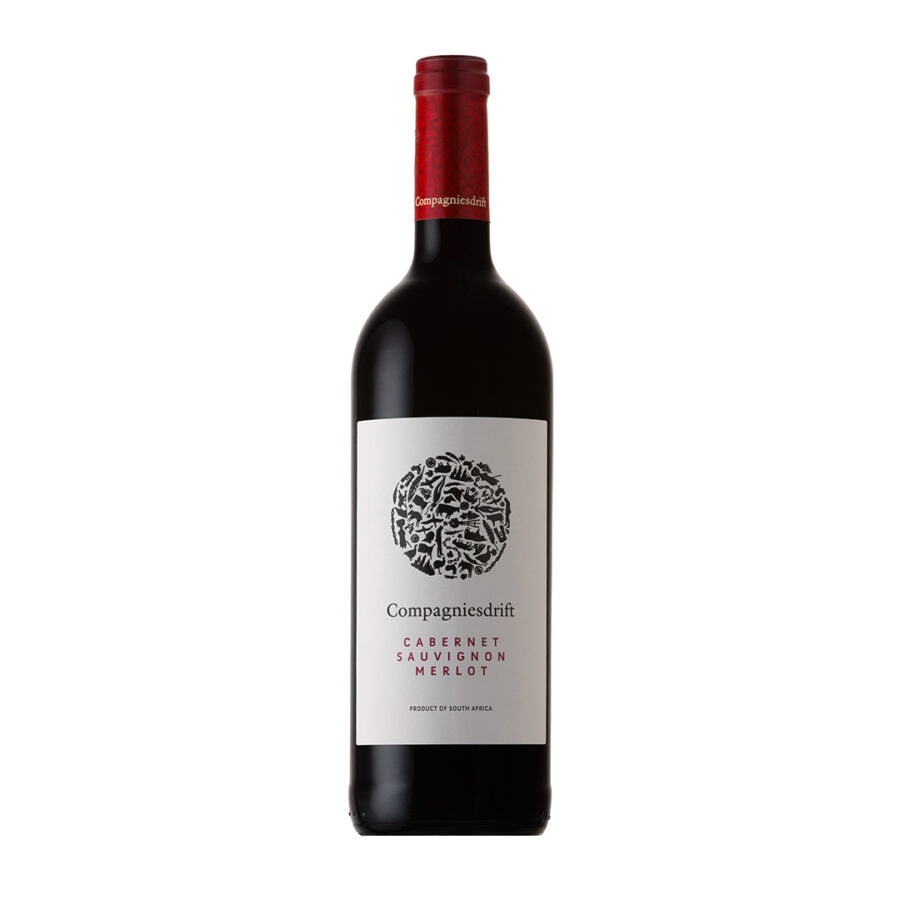 Cabernet Sauvignon Merlot blend from Compagniesdrift, Stellenbosch wine region.
