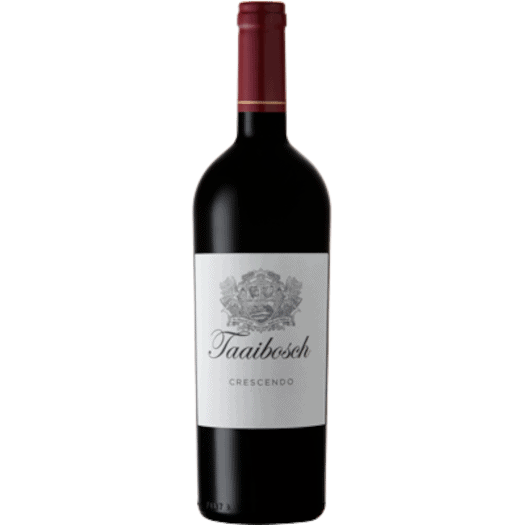 Taaibosch Crescendo red wine bottle from Stellenbosch.