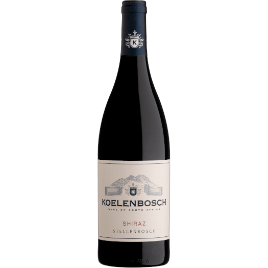 Shiraz bottle from Koelenbosch, Stellenbosch, South Africa.