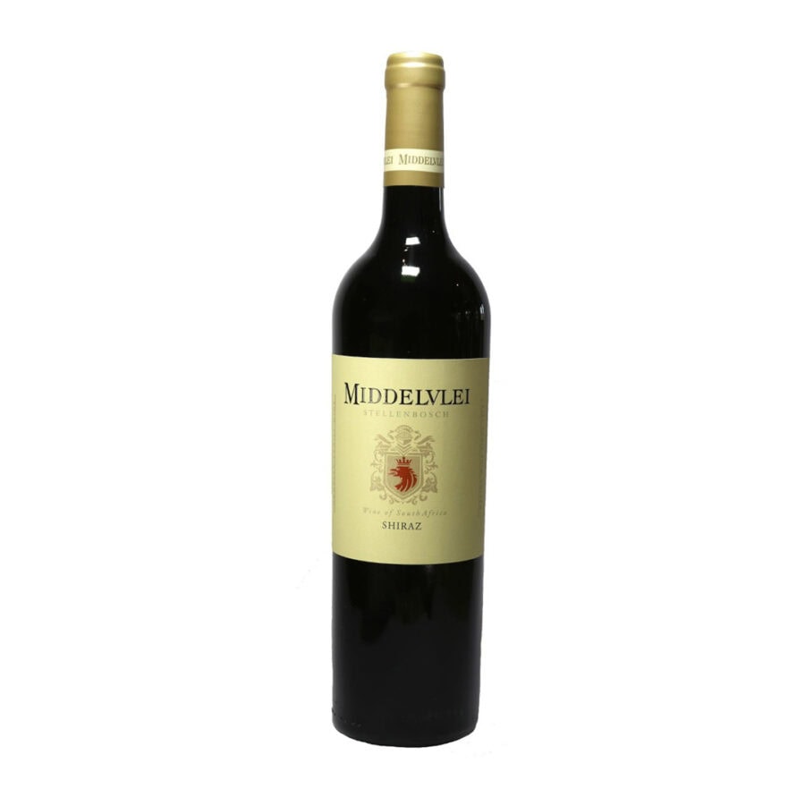 Middelvlei Shiraz from Stellenbosch, showcasing rich South African wine heritage.