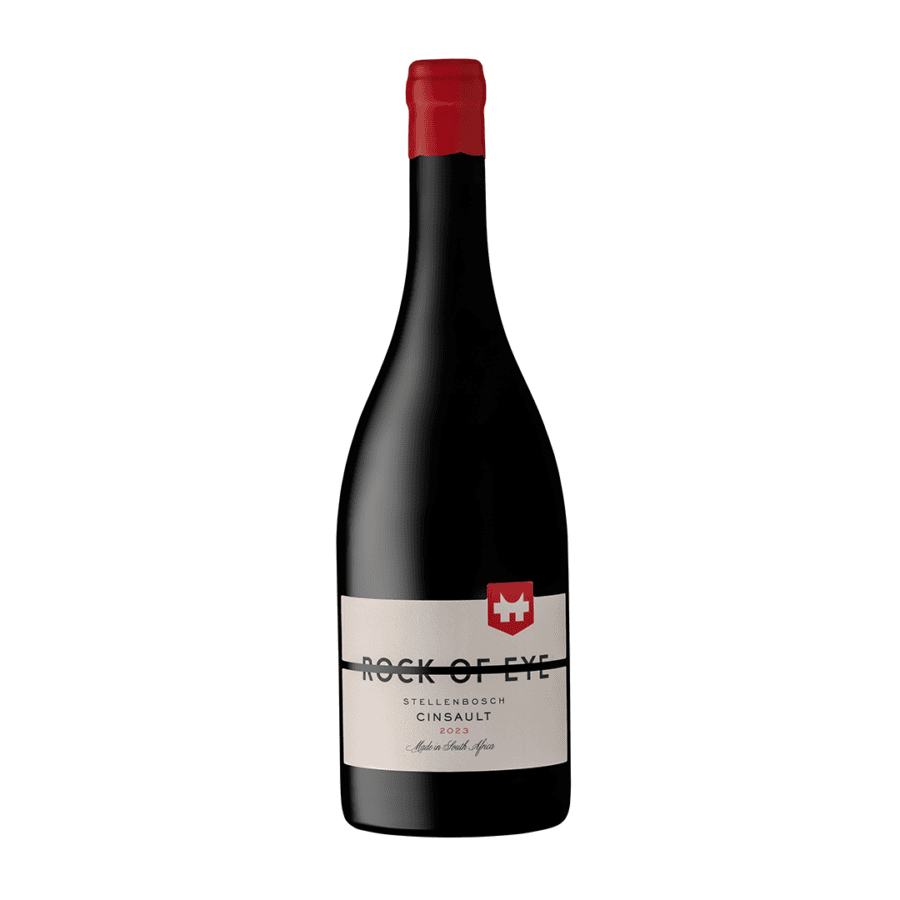 Stellenbosch Cinsault by Rock of Eye, showcasing South African wine elegance.