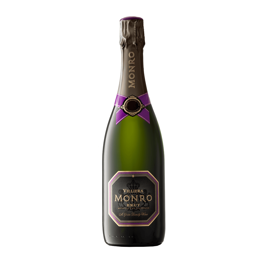 Bottle Of Villiera Monro Brut 2020 With Rich Mousse, Chardonnay Finesse And Pinot Noir Depth.