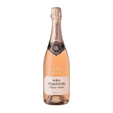 Sparkling Simonsig Kaapse Vonkel Brut Rosé, A Premium South African Wine.