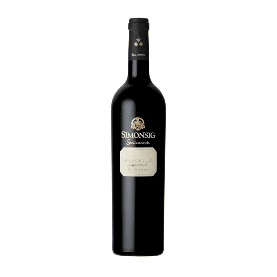 Frans Malan Cape Blend from Simonsig, Stellenbosch wine.
