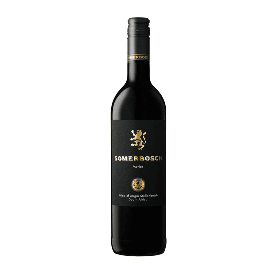 Somerbosch Merlot, a premium Stellenbosch wine from South Africa.