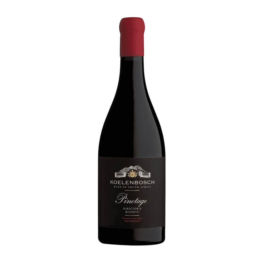 Koelenbosch Director’s Reserve Pinotage 2022 showcasing red fruit flavours and full-bodied structure