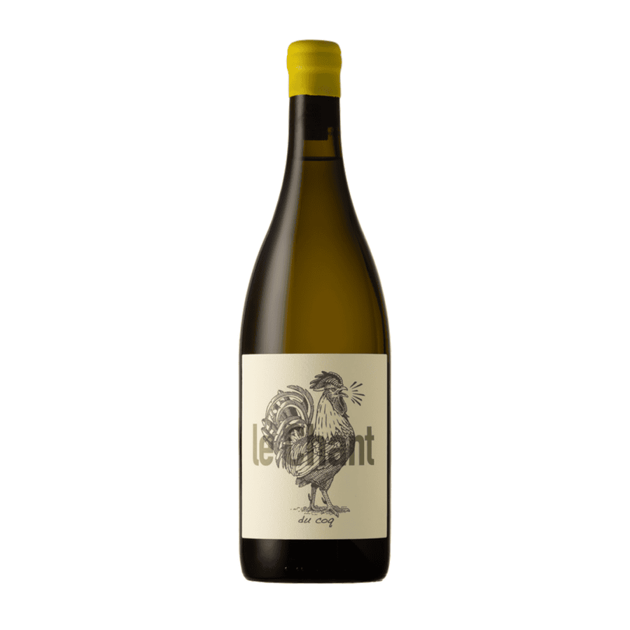 Chenin Blanc from Stellenbosch with unique rooster label design.