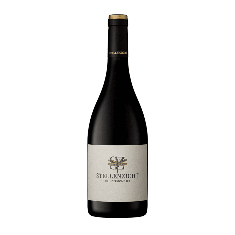 Stellenzicht Thunderstone Red wine bottle showcasing premium Stellenbosch wine.