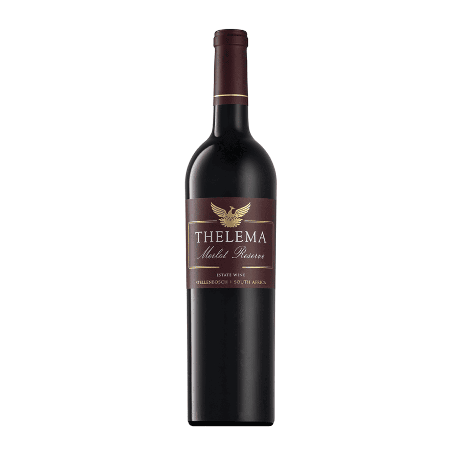 Thelema Merlot Reserve 2022 from Thelema Mountain Vineyards premium red wine bottle with refined oak and berry character