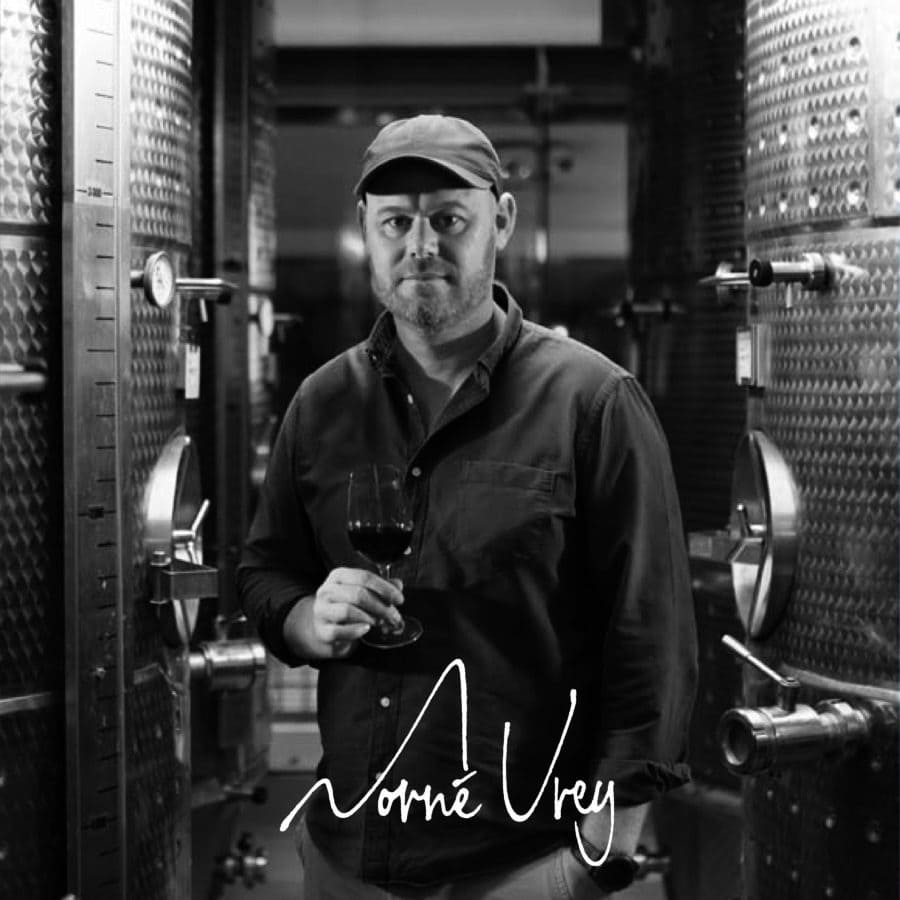 Winemaker holding CWG Delaire Graff Estate Banghoek Cabernet Sauvignon 2021