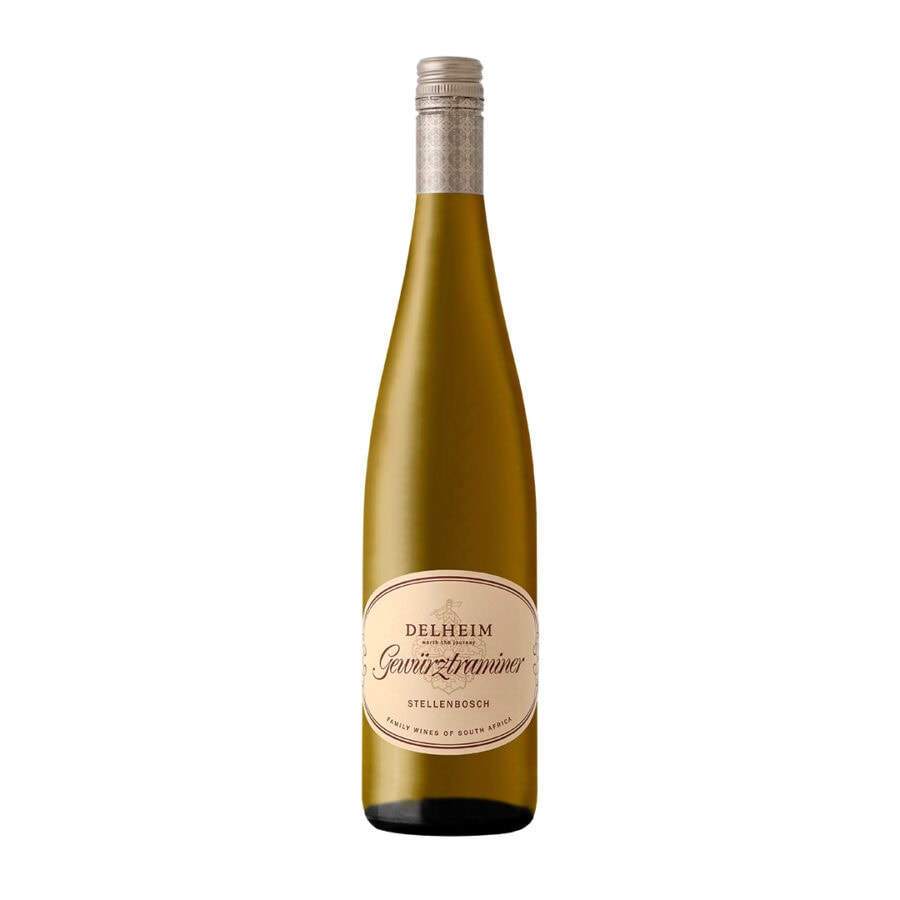 Delheim Gewürztraminer 2025, showcasing Stellenbosch wine elegance.