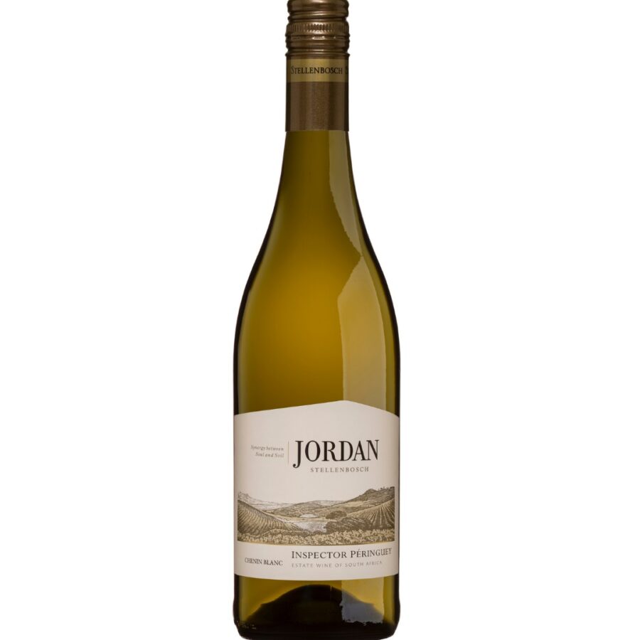 Jordan Inspector Peringuey Chenin Blanc from Stellenbosch, showcasing elegant white wine.