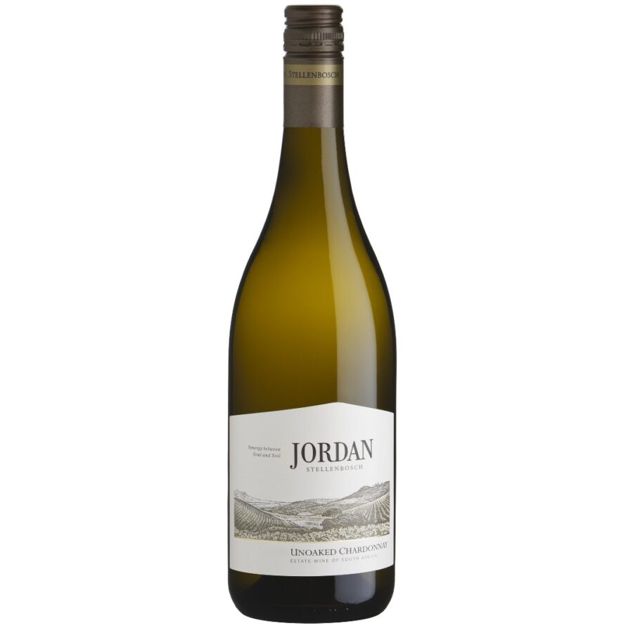 Jordan Unoaked Chardonnay 2025 from Stellenbosch, South African wine.