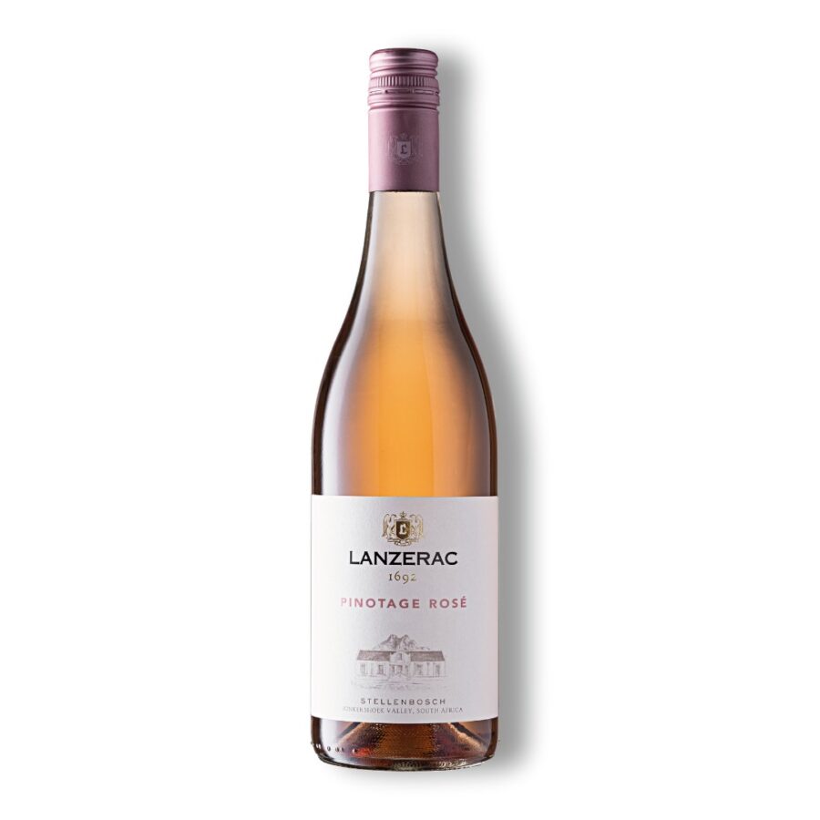 Pinotage Rosé from Lanzerac, showcasing Stellenbosch terroir.