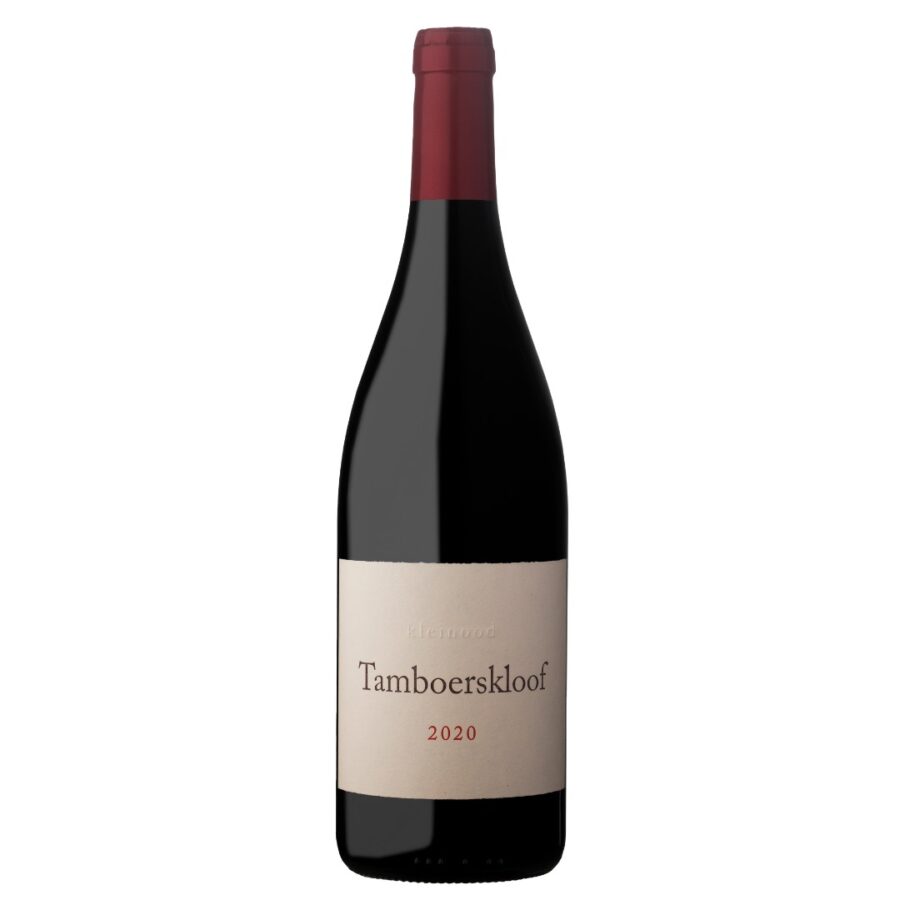 Tamboerskloof 2020 red wine from Stellenbosch, showcasing rich flavors.
