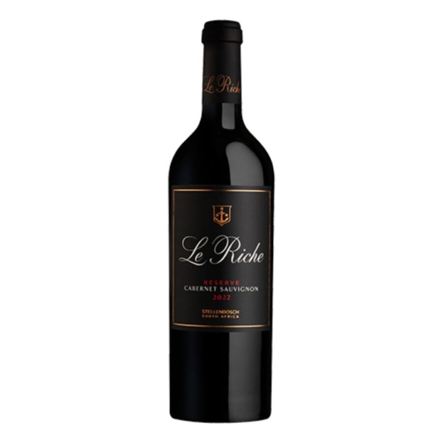 Le Riche Reserve Cabernet Sauvignon 2022 from Stellenbosch, South Africa.