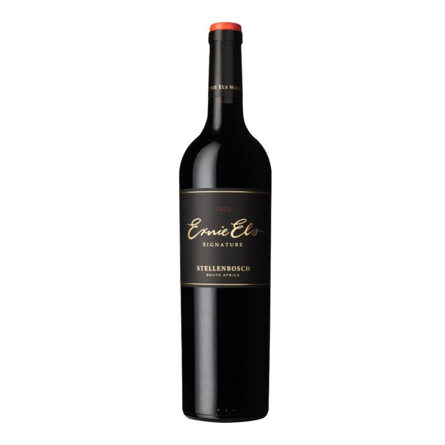 Ernie Els Signature 2021 Stellenbosch red wine bottle from Ernie Els Wines