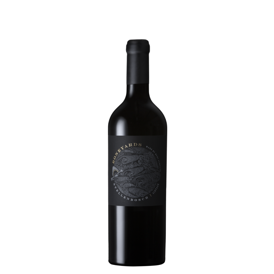 Schultz Pepper Street Solid Syrah 2023 wine bottle with Honeyards Stellenbosch label